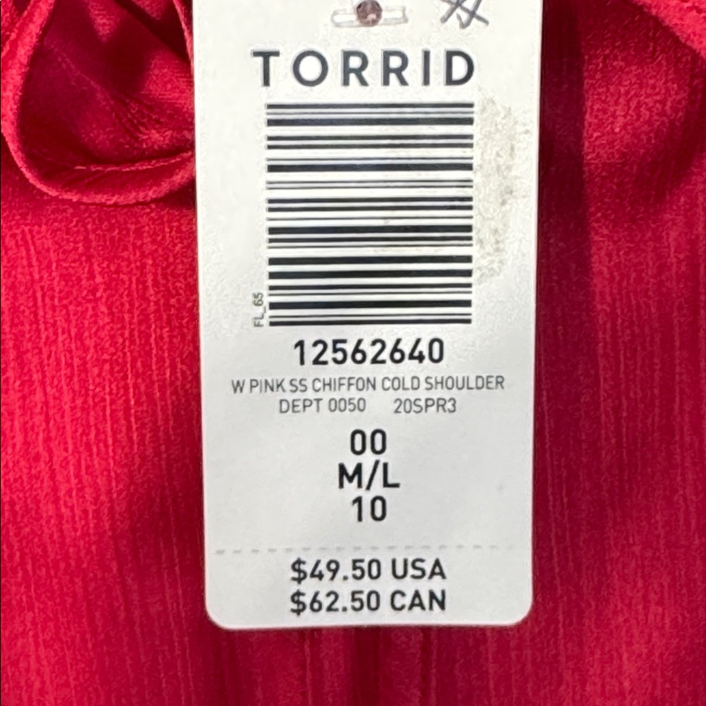 torrid Red Off-Shoulder Ruffle Tank Top - Picture 11 of 12